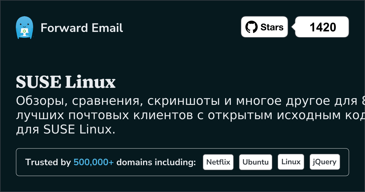8 лучших почтовых клиентов с открытым исходным кодом для SUSE Linux в 2025