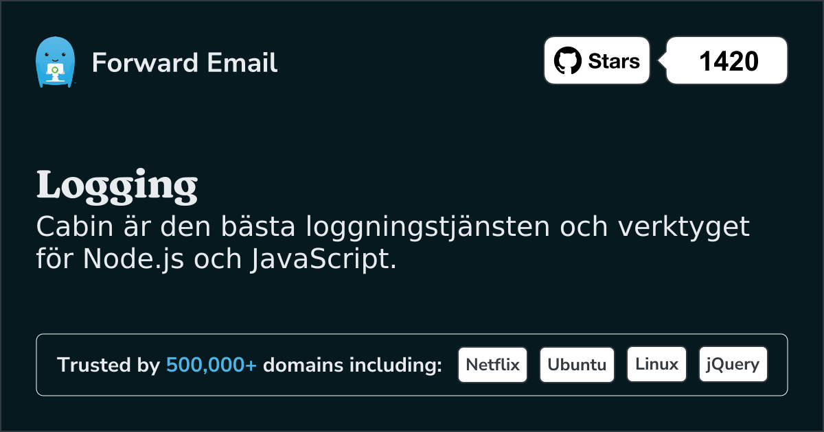 Node.js-loggningstjänst