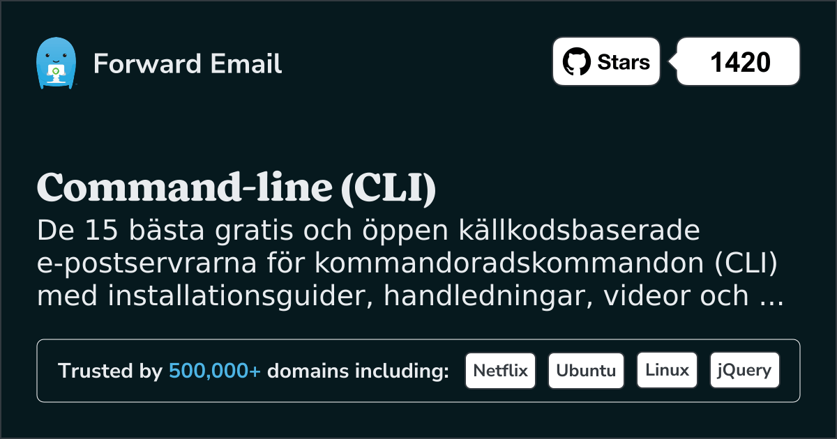 15 bästa e-postservrar med öppen källkod för Command-line (CLI) 2025