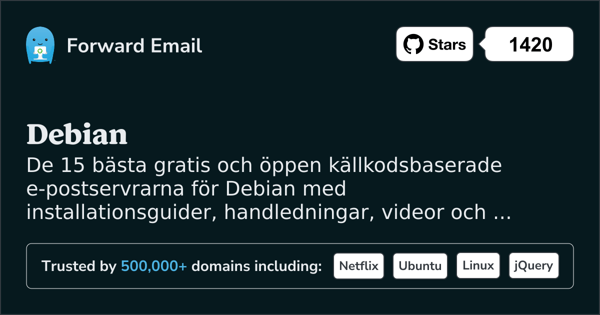 15 bästa e-postservrar med öppen källkod för Debian 2025