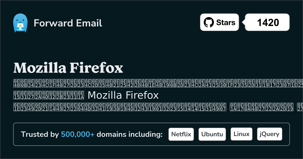 เซิร์ฟเวอร์อีเมลโอเพ่นซอร์สอันทรงพลัง 15 แห่งสำหรับ Mozilla Firefox ใน 2025