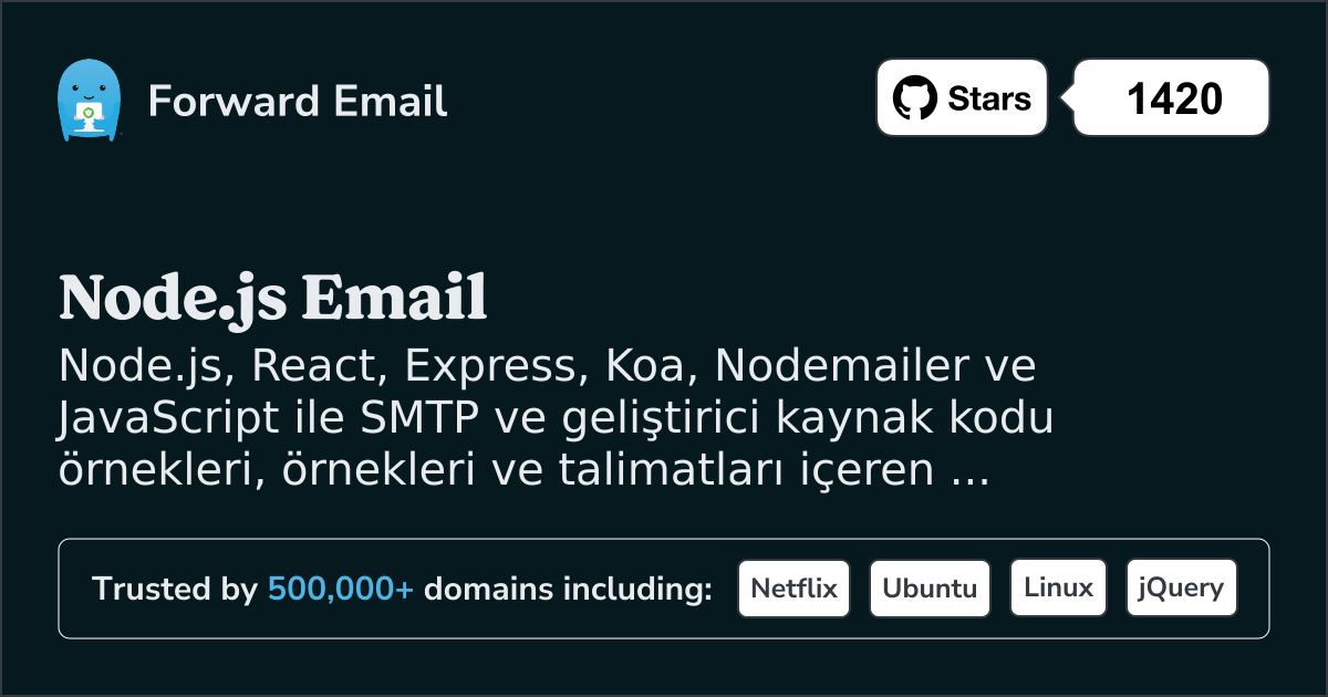 Node.js E-posta Şablonları