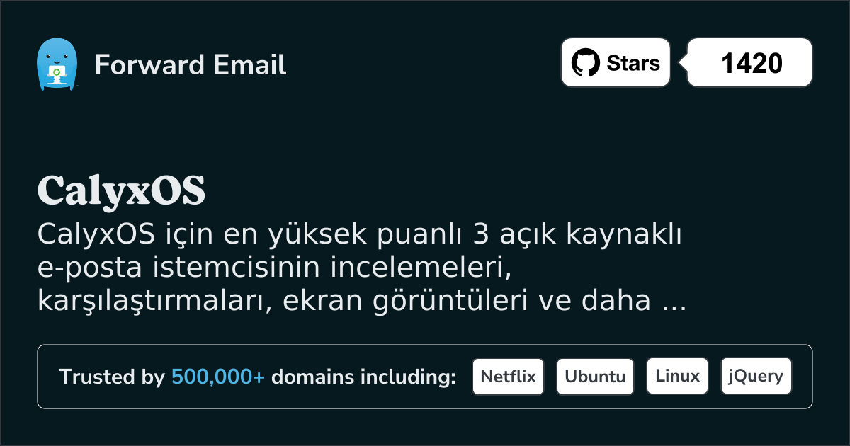 2025 CalyxOS için En Yüksek Puan Alan 3 Açık Kaynaklı E-posta İstemcisi