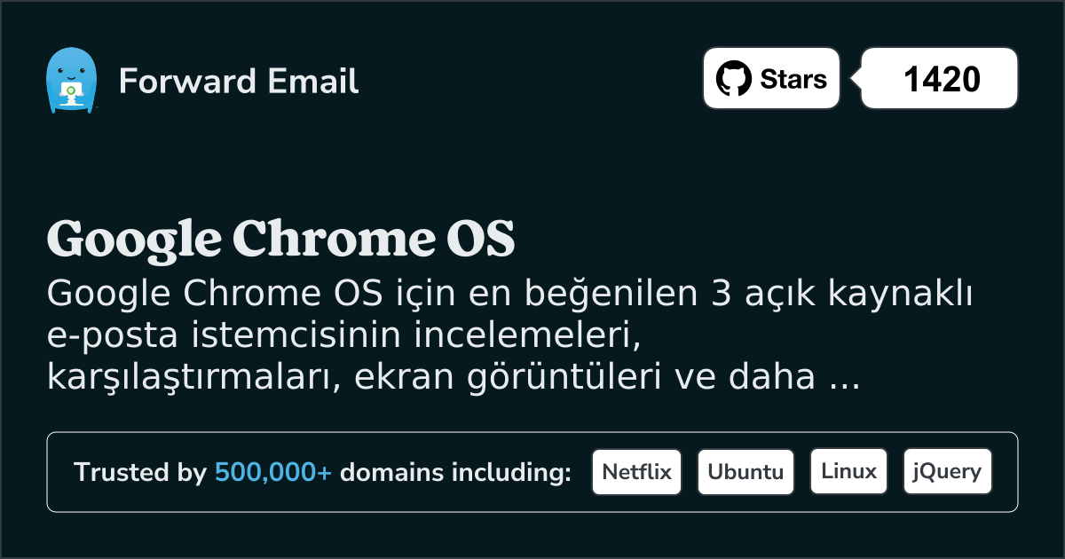 2025 Google Chrome OS için Favorilere Eklenen 3 Açık Kaynaklı E-posta İstemcisi
