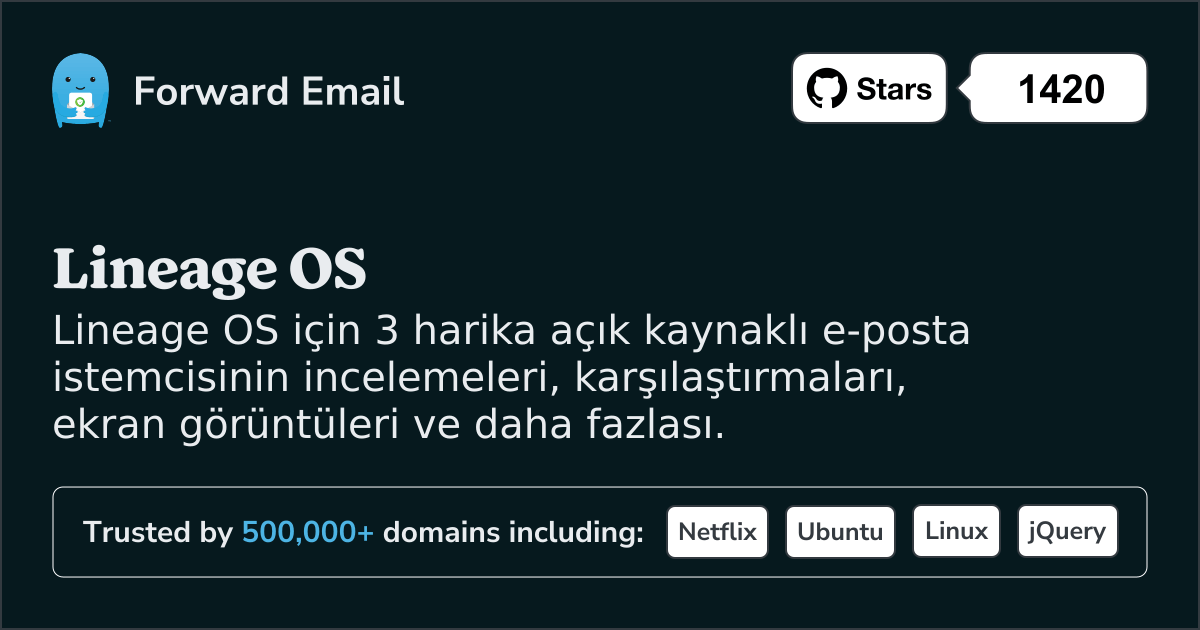2025 Lineage OS için 3 Olağanüstü Açık Kaynaklı E-posta İstemcisi