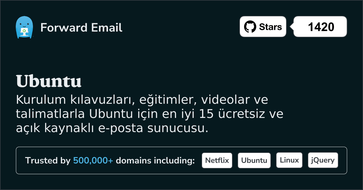 2025 Ubuntu için En İyi 15 Açık Kaynaklı E-posta Sunucusu