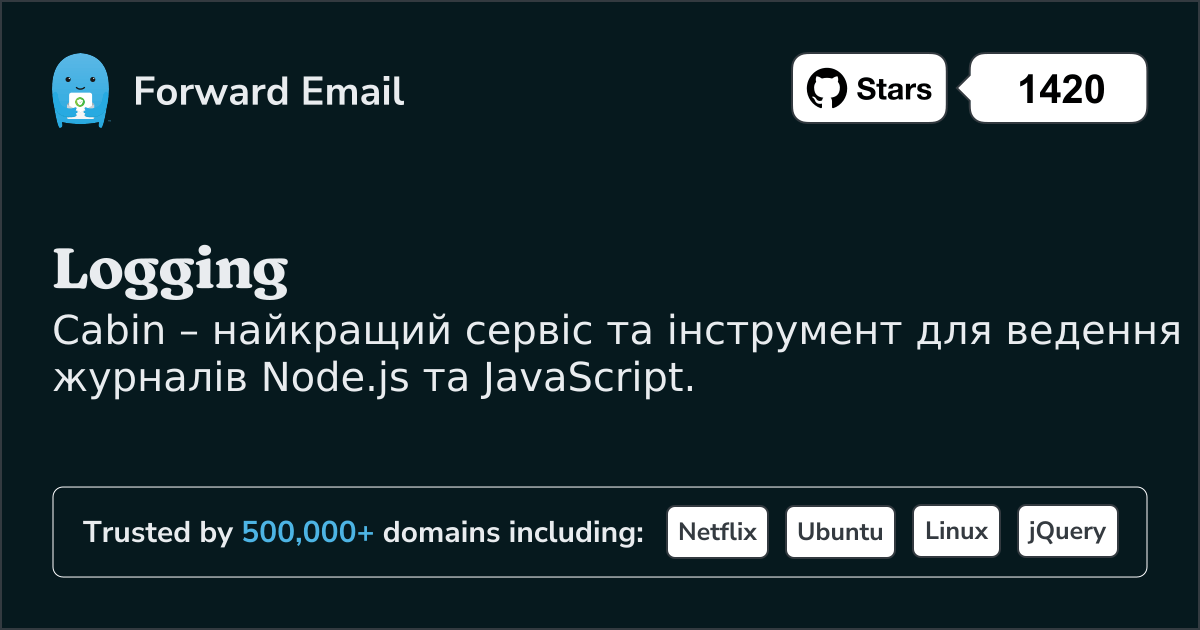 Служба ведення журналів Node.js