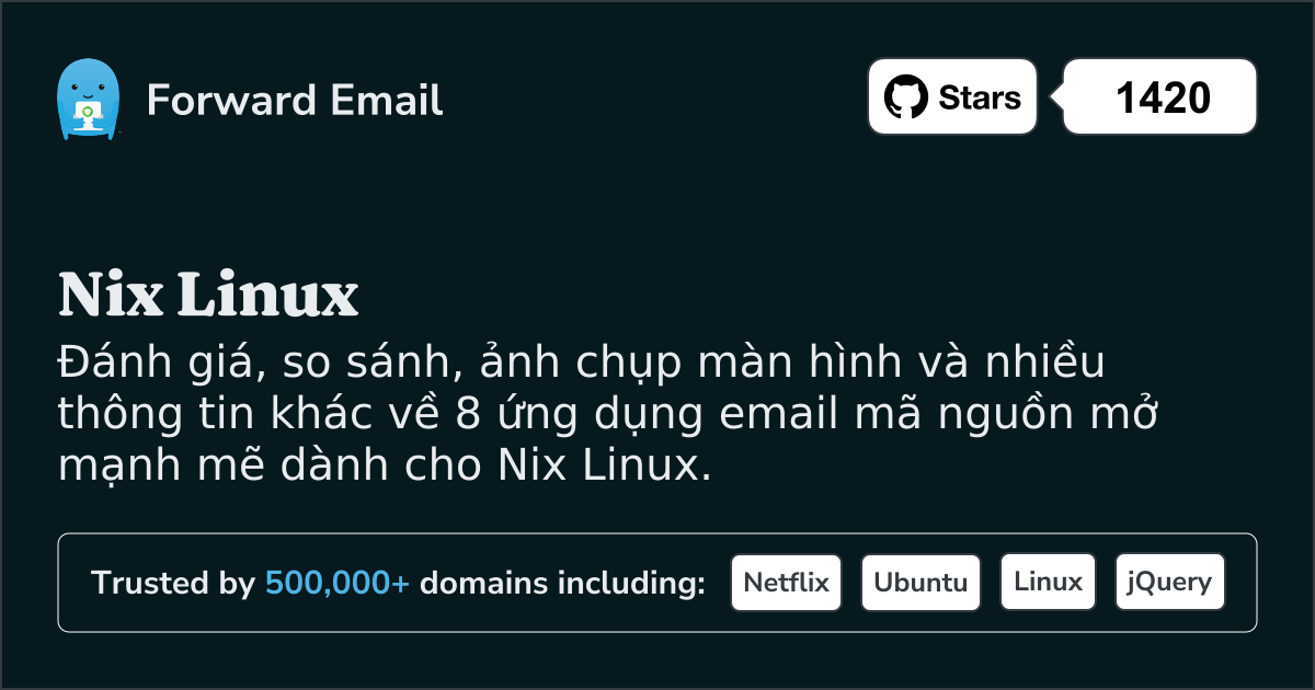 8 ứng dụng email mã nguồn mở mạnh mẽ dành cho Nix Linux vào 2025