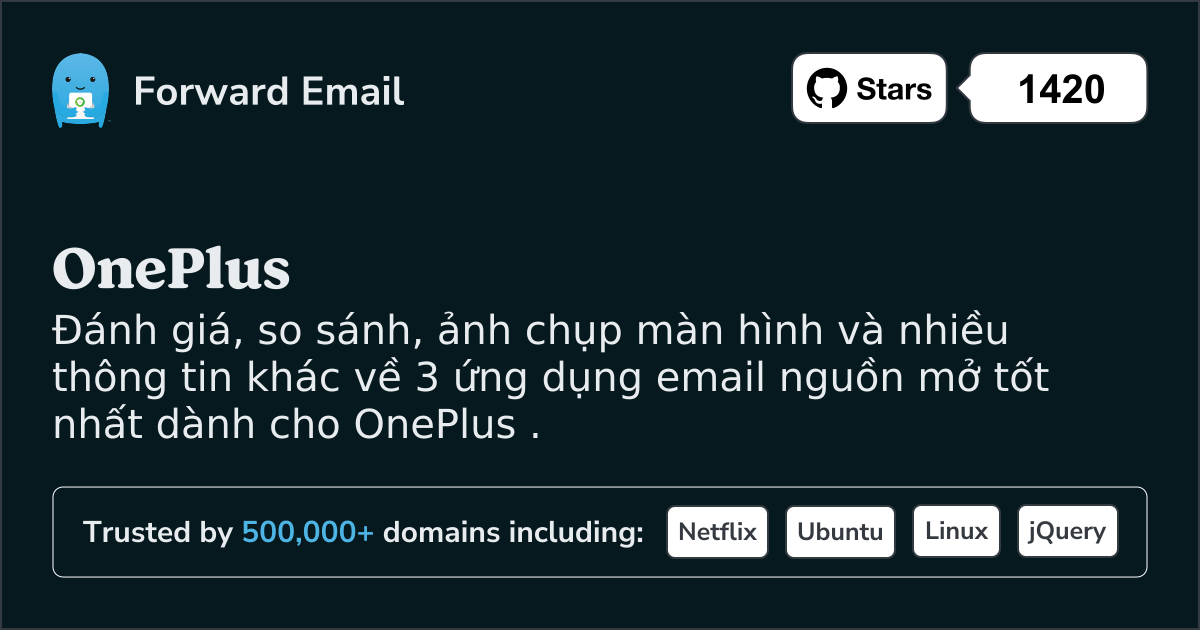 3 ứng dụng email nguồn mở tốt nhất cho OnePlus năm 2025