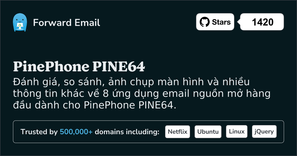 8 ứng dụng email nguồn mở hàng đầu cho PinePhone PINE64 năm 2025