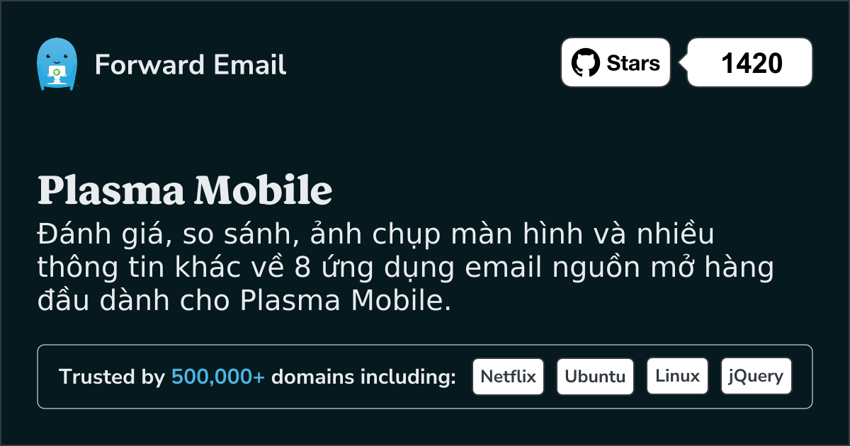 8 ứng dụng email nguồn mở hàng đầu cho Plasma Mobile năm 2025
