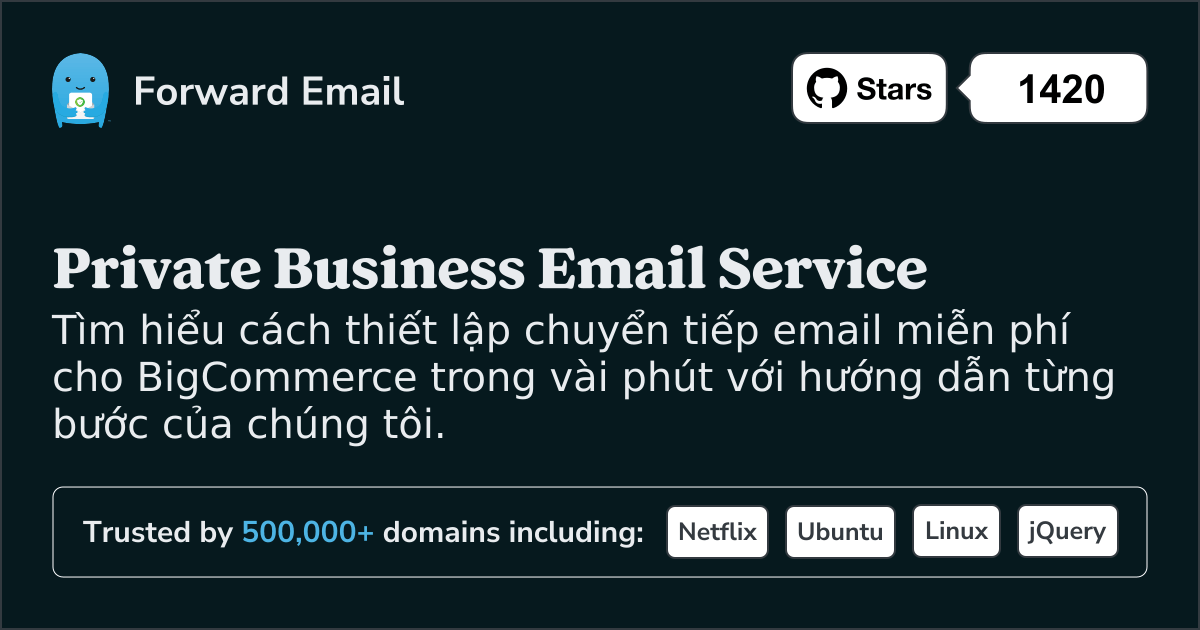 Cách thiết lập Email với BigCommerce