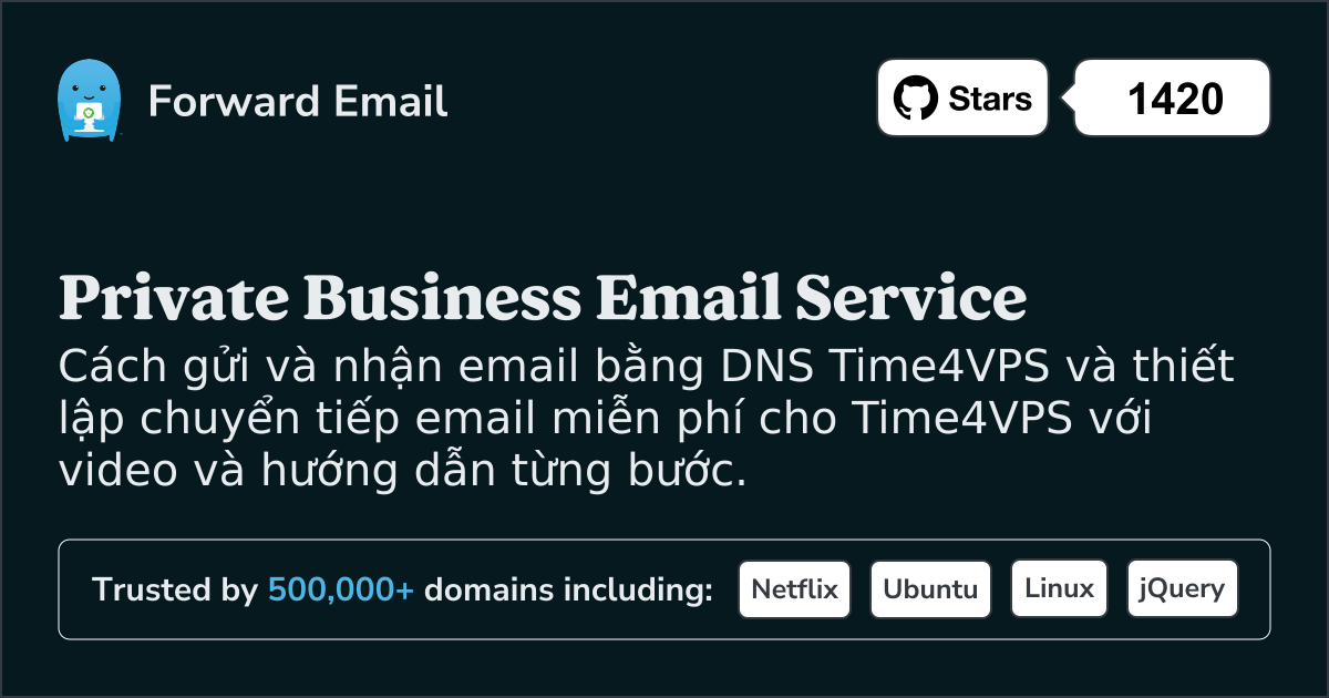 Cách thiết lập Email với Time4VPS