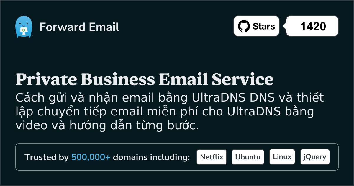 Cách thiết lập Email với UltraDNS