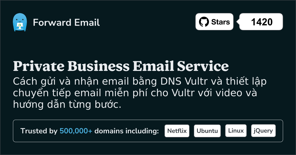 Cách thiết lập Email với Vultr