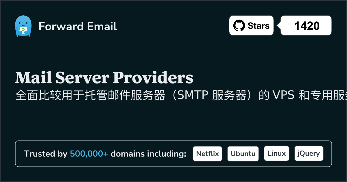 最佳邮件服务器提供商