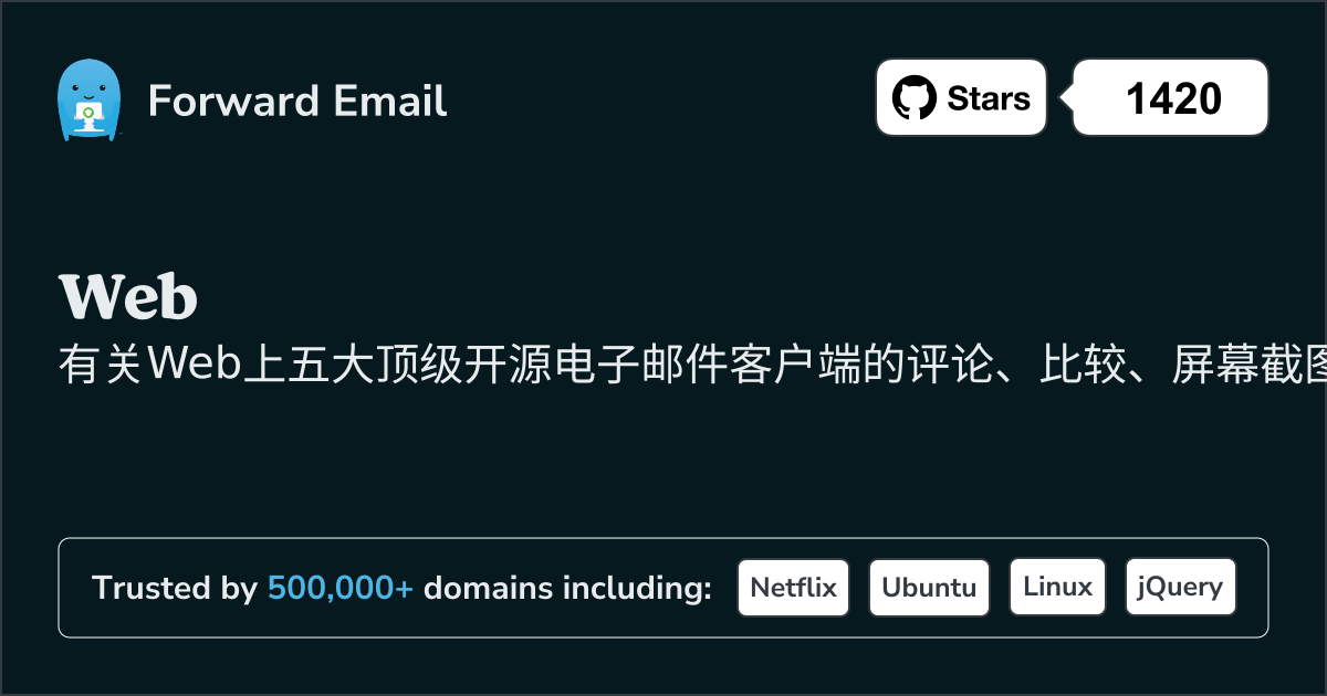 2025 5 大顶级开源Web电子邮件客户端
